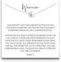 Warrior Necklace - Dainty Freshwater Pearl Necklace for Her