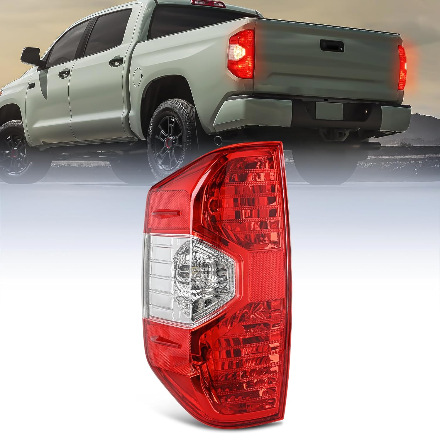 Nilight Taillight Assembly for 2014-2021 Toyota Tundra Driver Side