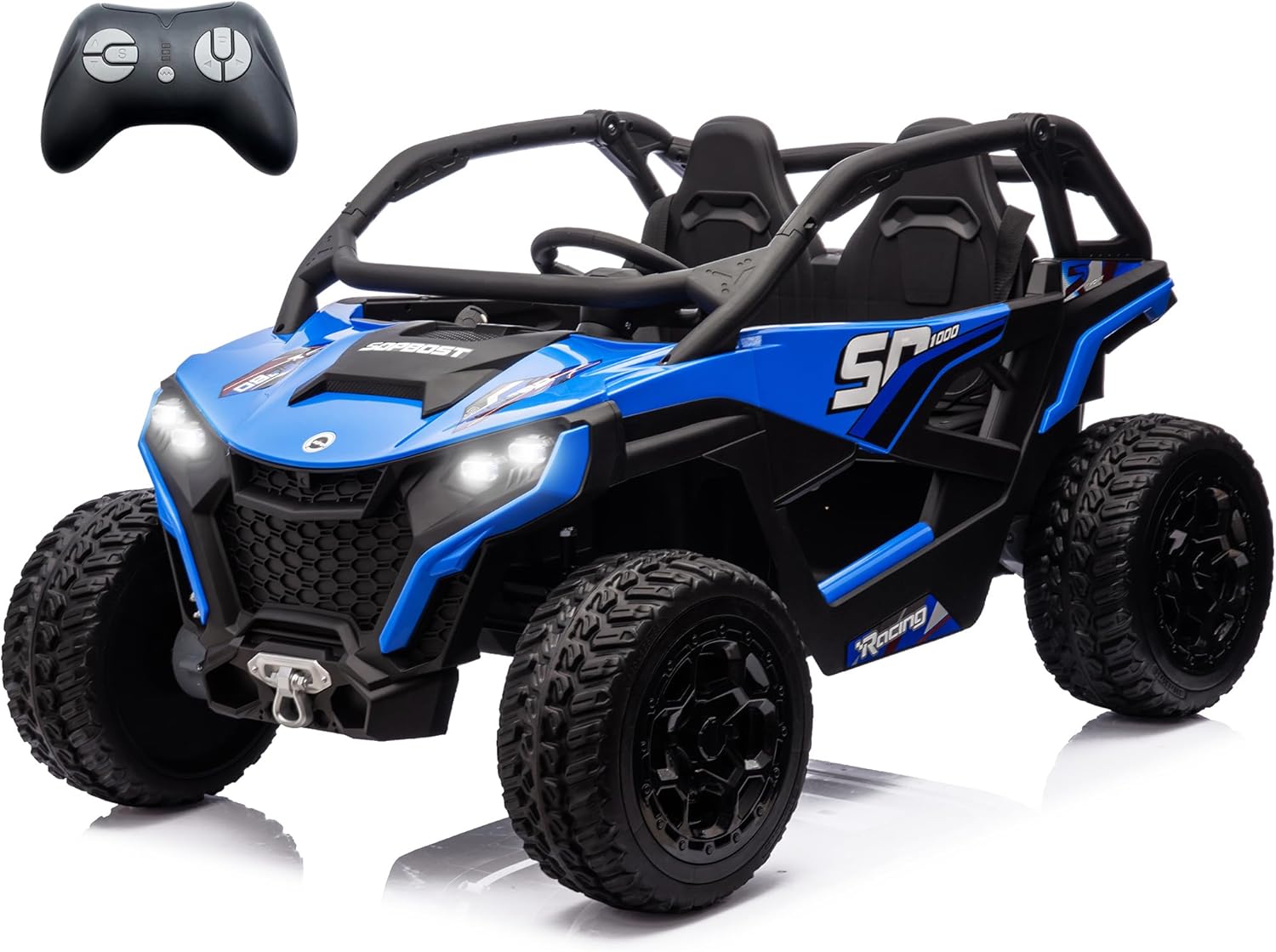 XL 24V 10Ah Real 2 Seater Kids UTV Ride-On Car with Remote Control
