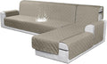 VANSOFY Sectional Couch Cover L Shaped 100% Waterproof - Reversible