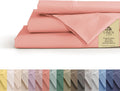Linen Home 100% Cotton Percale Sheets Full Size - Crisp Hotel Feel