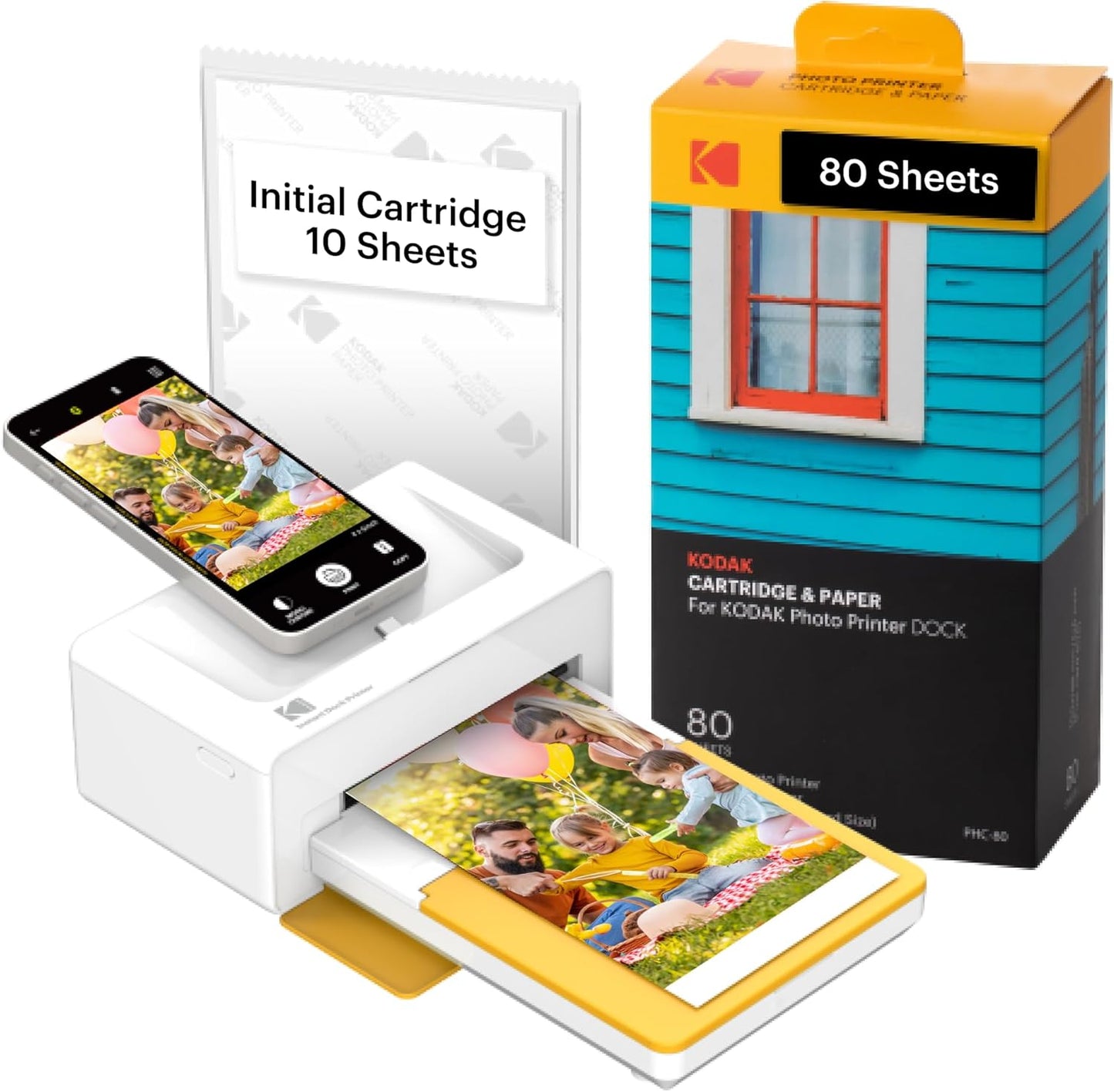 KODAK Dock Plus Printer: Print Instant 4x6 Photos Easily