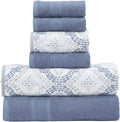 Modern Threads Capri Reversible Jacquard Towel Set - Spa Soft Bath