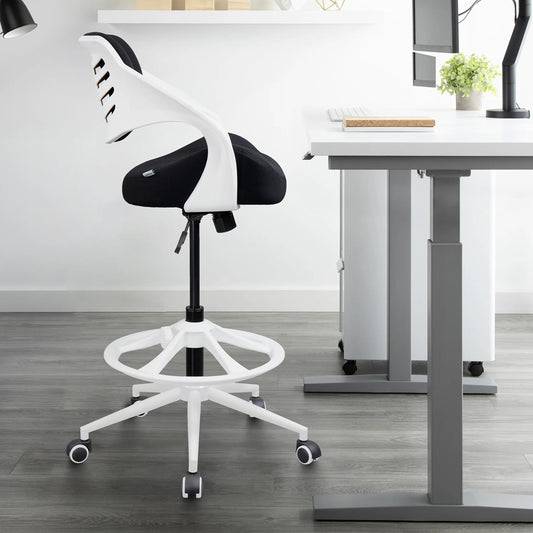 BOJUZIJA Ergonomic Drafting Chair - Lumbar Support