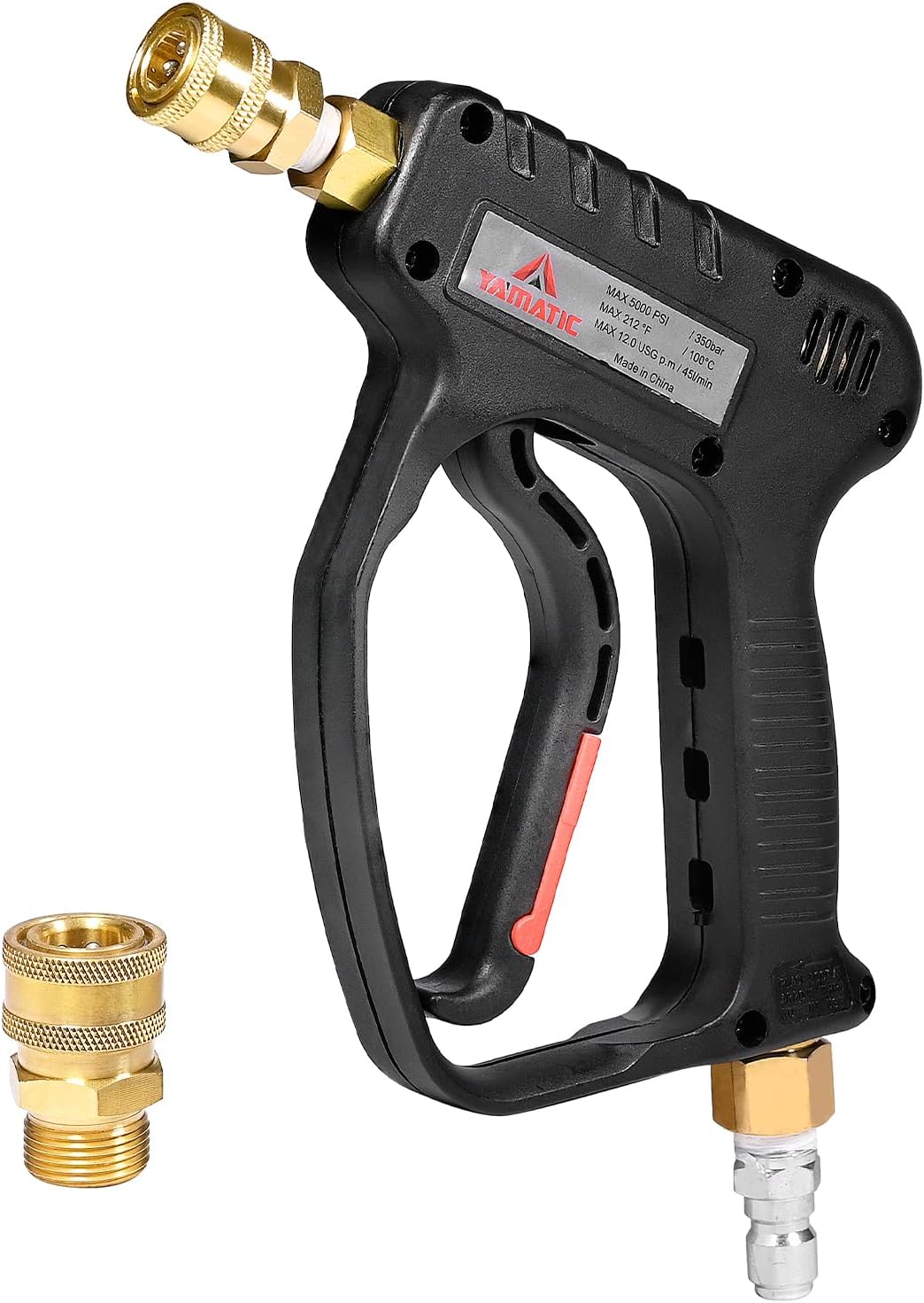 YAMATIC Pressure Washer Short Gun 5000 PSI - Ultimate Control & Efficiency!