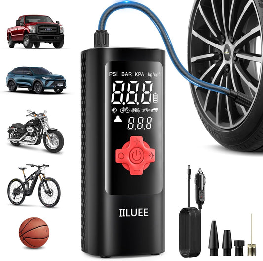 Portable 160PSI Cordless Tire Inflator - Fast Inflation