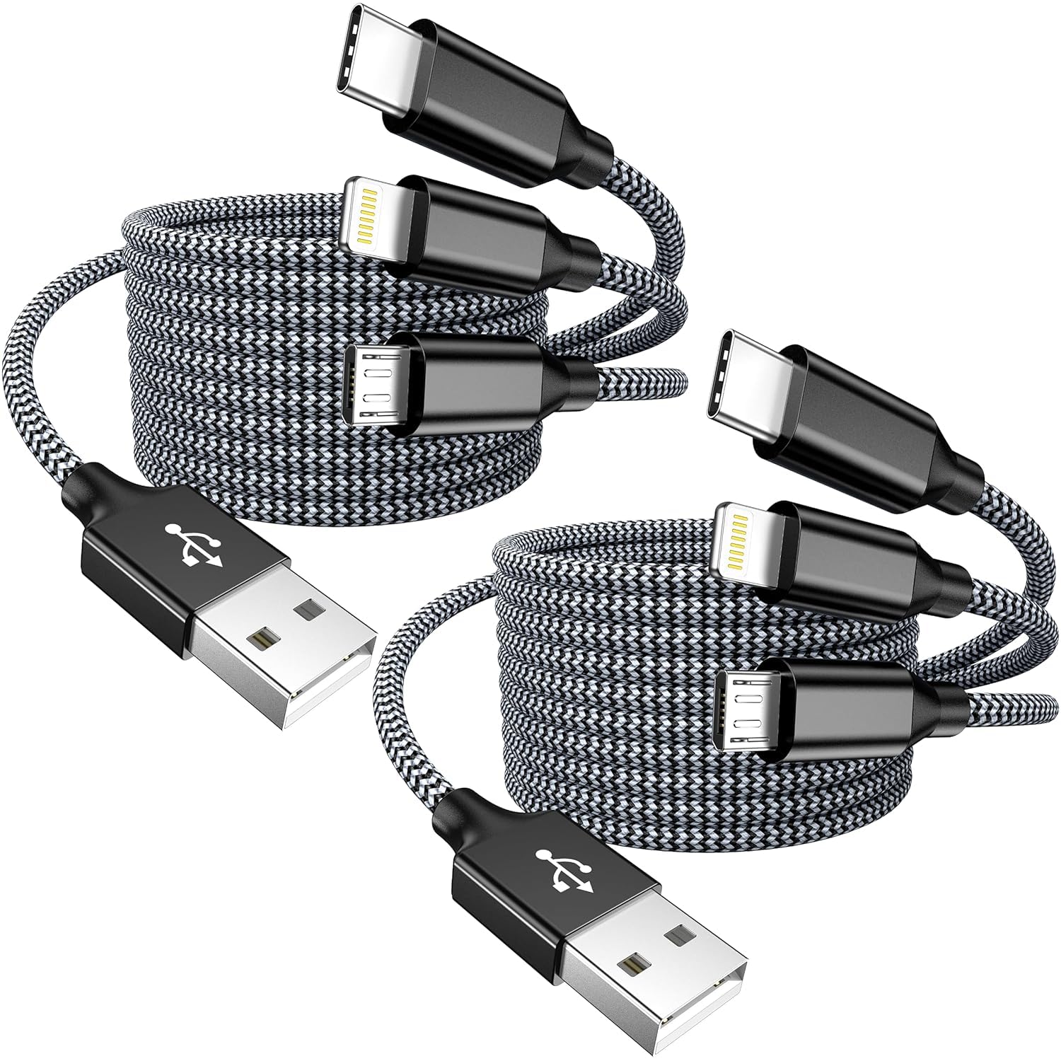 Fast Charge 3-in-1 Multi iPhone Charger - MFi Certified