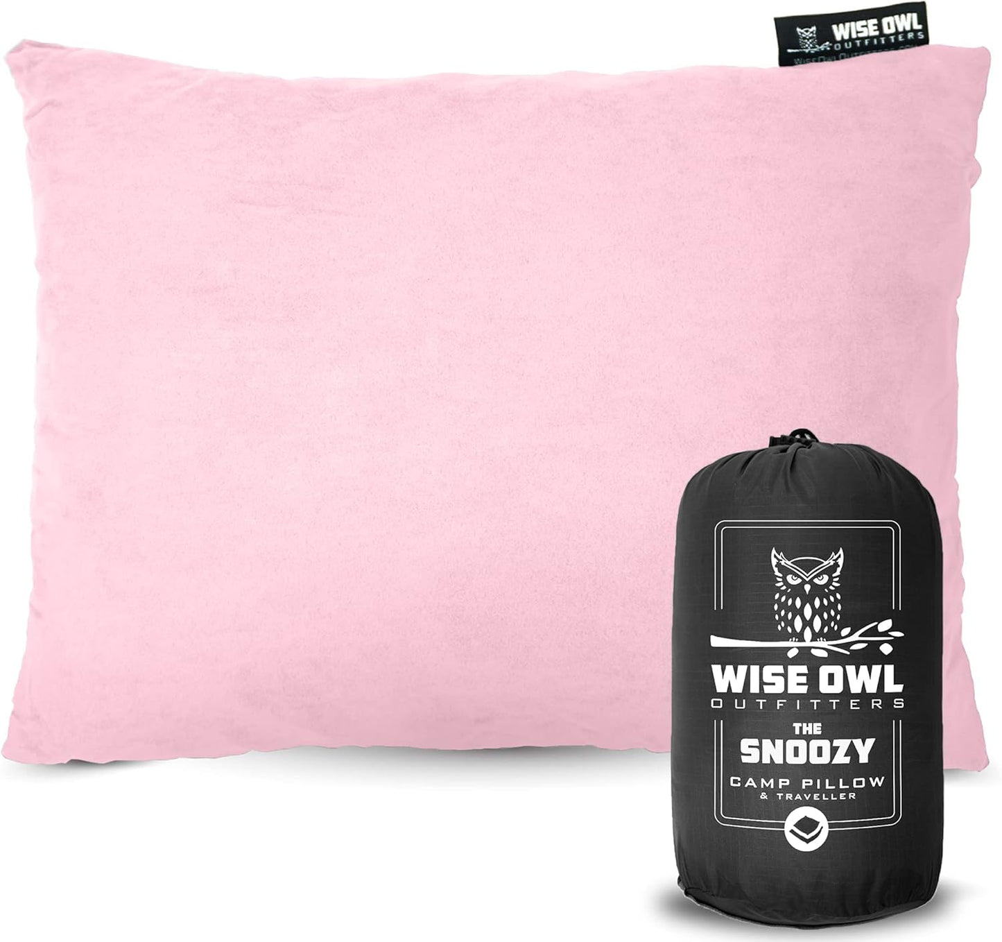 Wise Owl Memory Foam Camping Pillow - Ultimate Travel Comfort