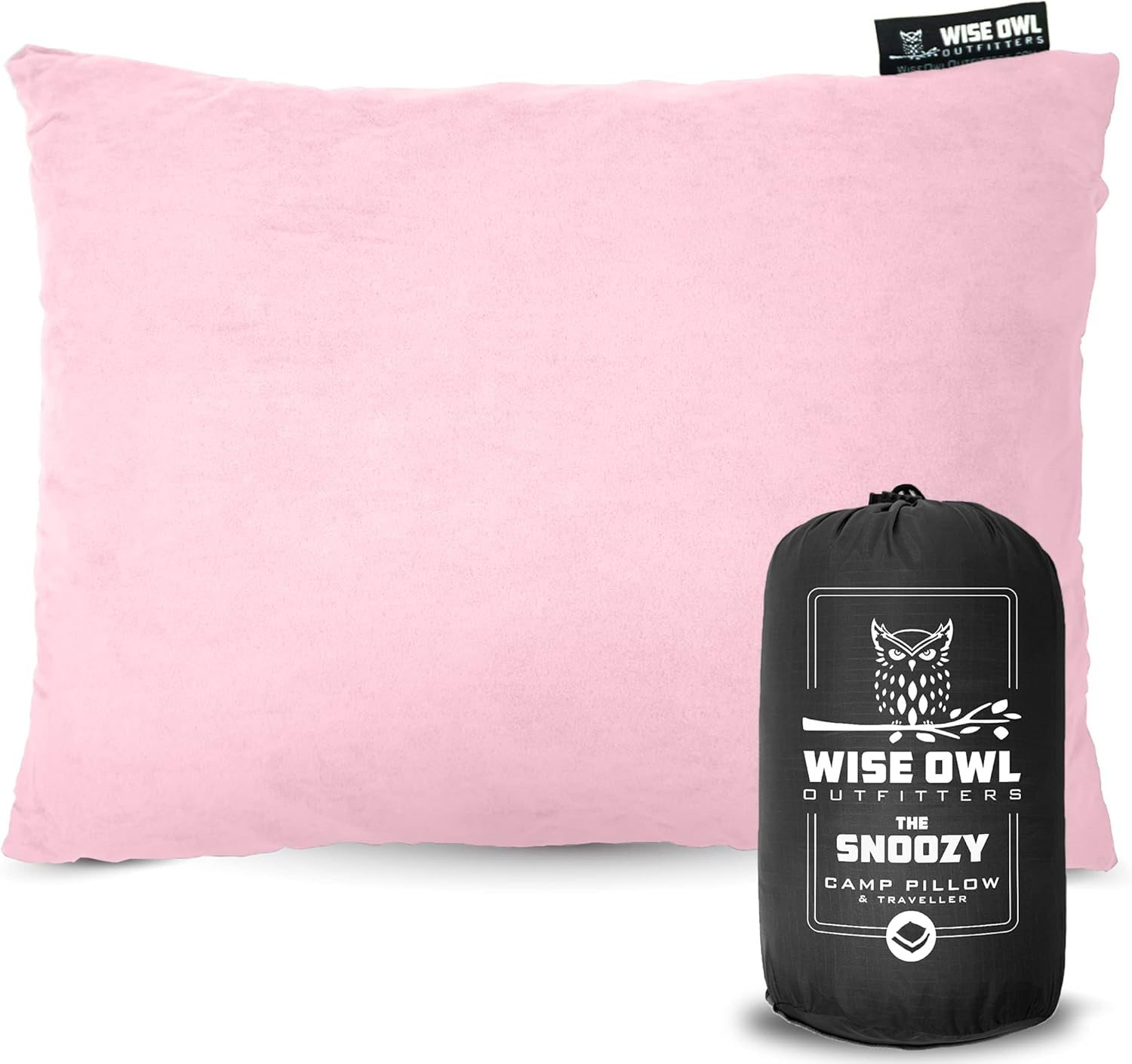Wise Owl Memory Foam Camping Pillow - Ultimate Travel Comfort