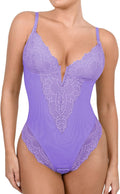Popilush Shapewear Bodysuits for Women Lace Corset Top - Tummy Control