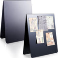 Magnetic Bulletin Board 12 x 10 in Double-Sided Freestanding - Sturdy