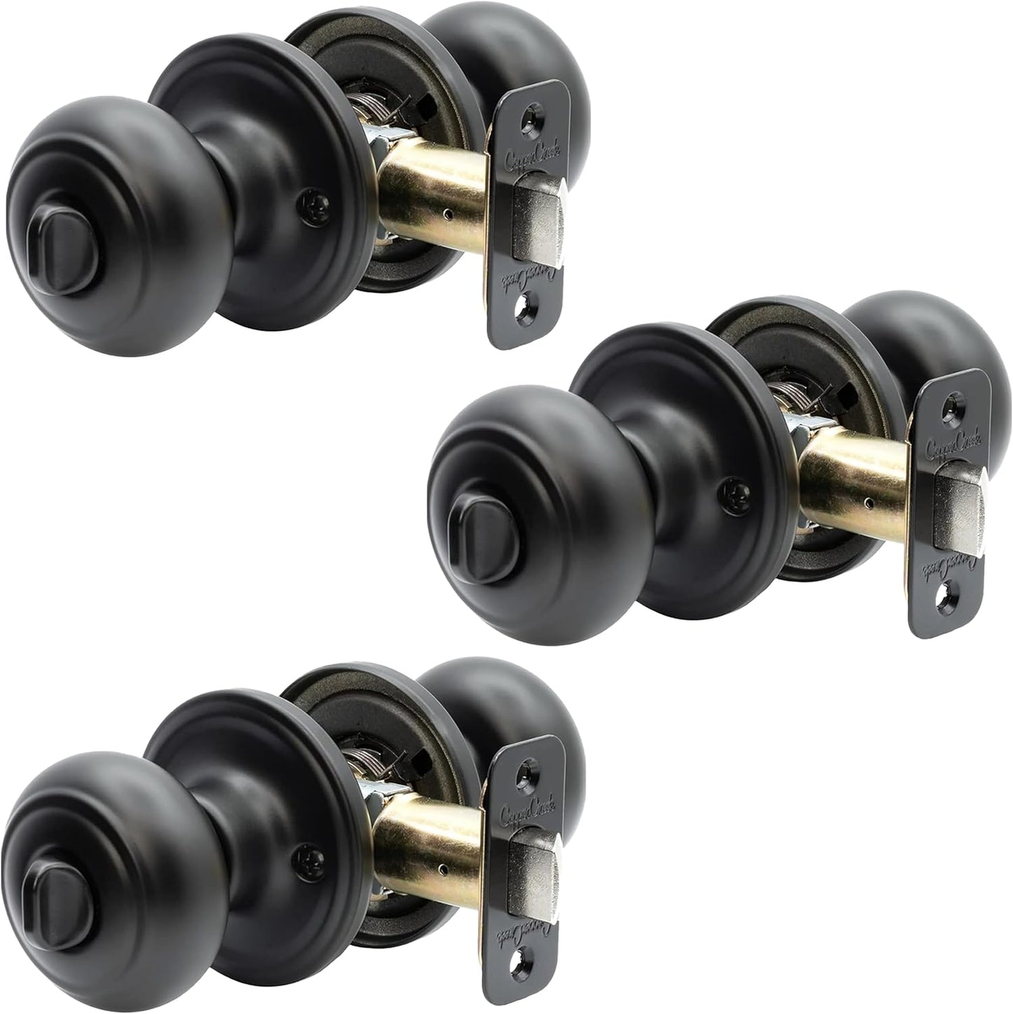 Copper Creek Matte Black Door Knobs for Stylish Home Upgrade