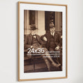 Heimlove 24x36 Picture Frame Natural Oak - Handmade Wood Display