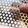 19 Gauge Perforated Metal Sheet 36x18 0.32in Holes - Durable Stainless