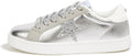 Women's Glitter Star Sneakers - Comfortable Cushioned Walking Shoes