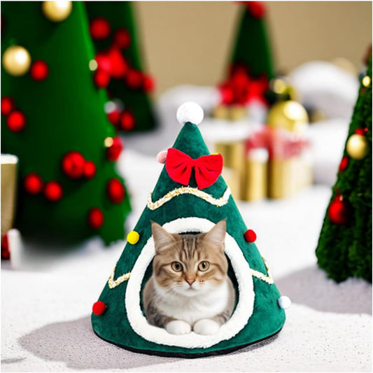 Cozy Christmas Pet Cave - SERENDICAI