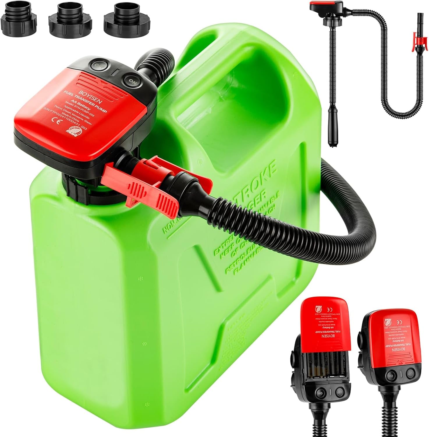 BOYISEN Automatic Fuel Transfer Pump with Auto-Stop Feature