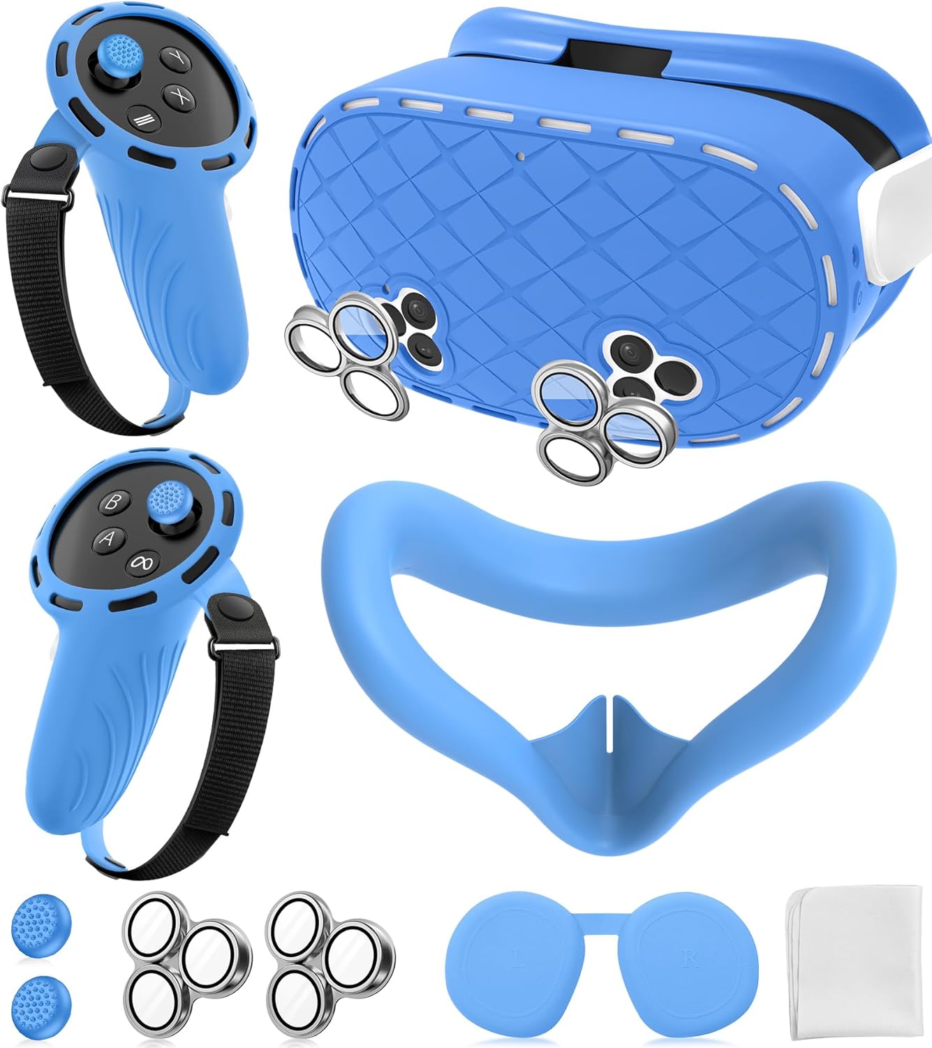 Silicone Cover Set for Meta Quest 3s - Ultimate Protection Kit