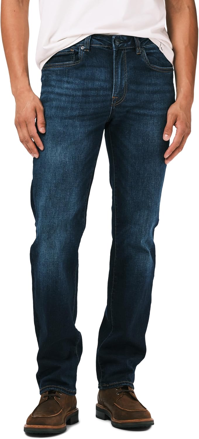 Buffalo David Bitton Men's Straight Six Jeans for Stylish Comfort