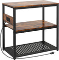 20-29 Gallon Fish Tank Stand With Power Outlets - Stable Metal 3-Tier