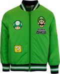 Nintendo Super Mario Bomber Jacket for Boys - Mario & Luigi Design