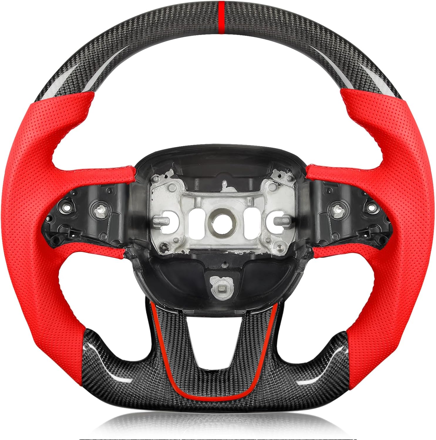 Carbon Fiber Steering Wheel for Dodge Challenger & Charger 2015-2024