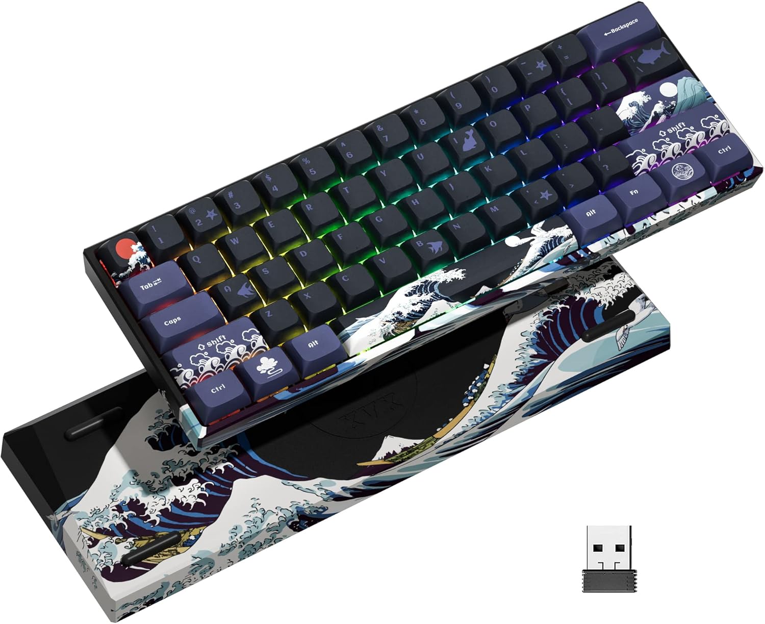 XVX 60% Gaming Keyboard with RGB and Hot-Swappable Switches