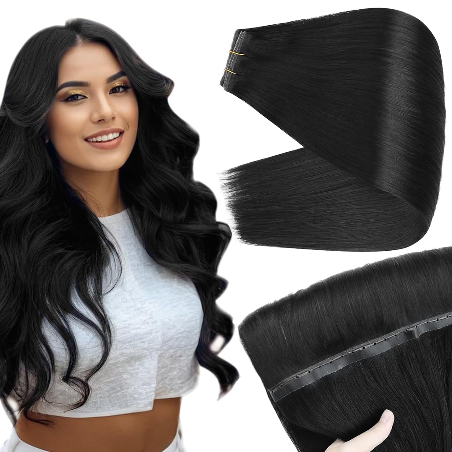 Full Shine Butterfly Weft Hair Extensions for Natural Look