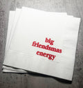 Very Merry Friendsmas Funny Cocktail Napkins Set