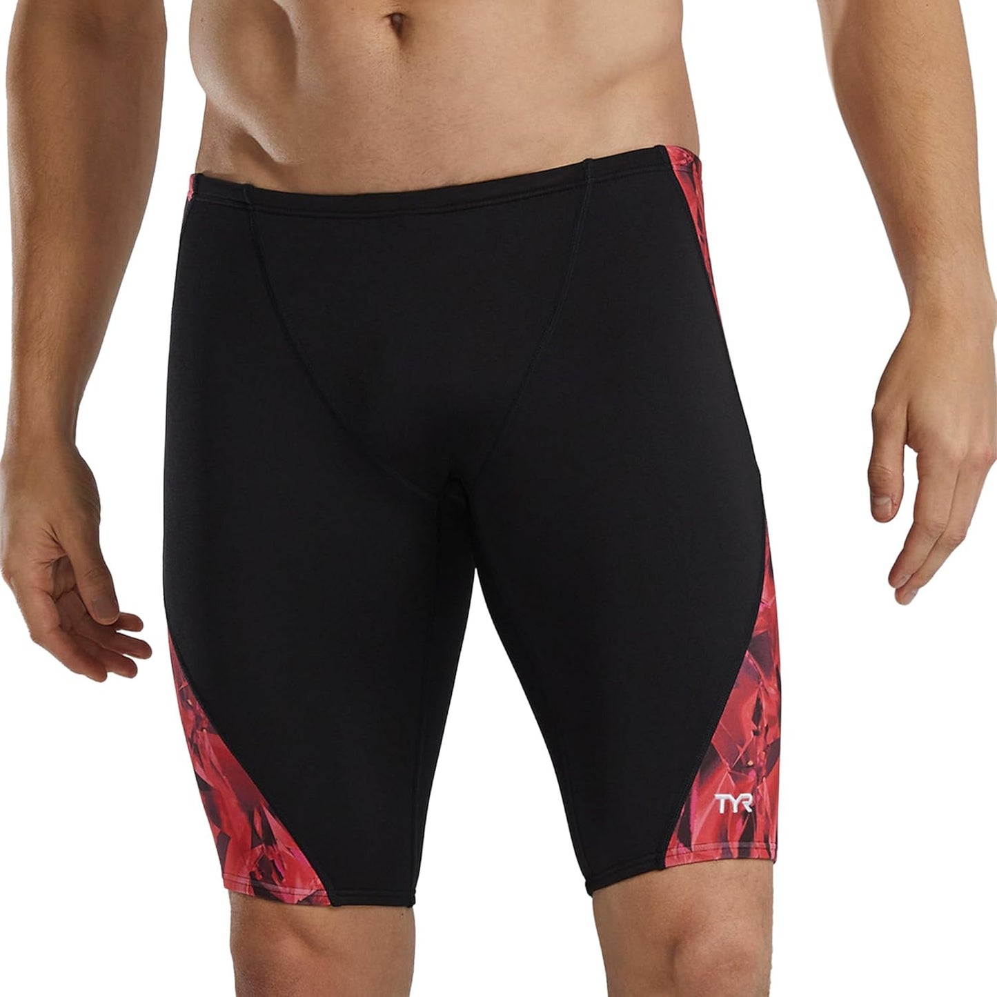 TYR Men's Durafast Elite Solid Jammer Swimsuit for Performance