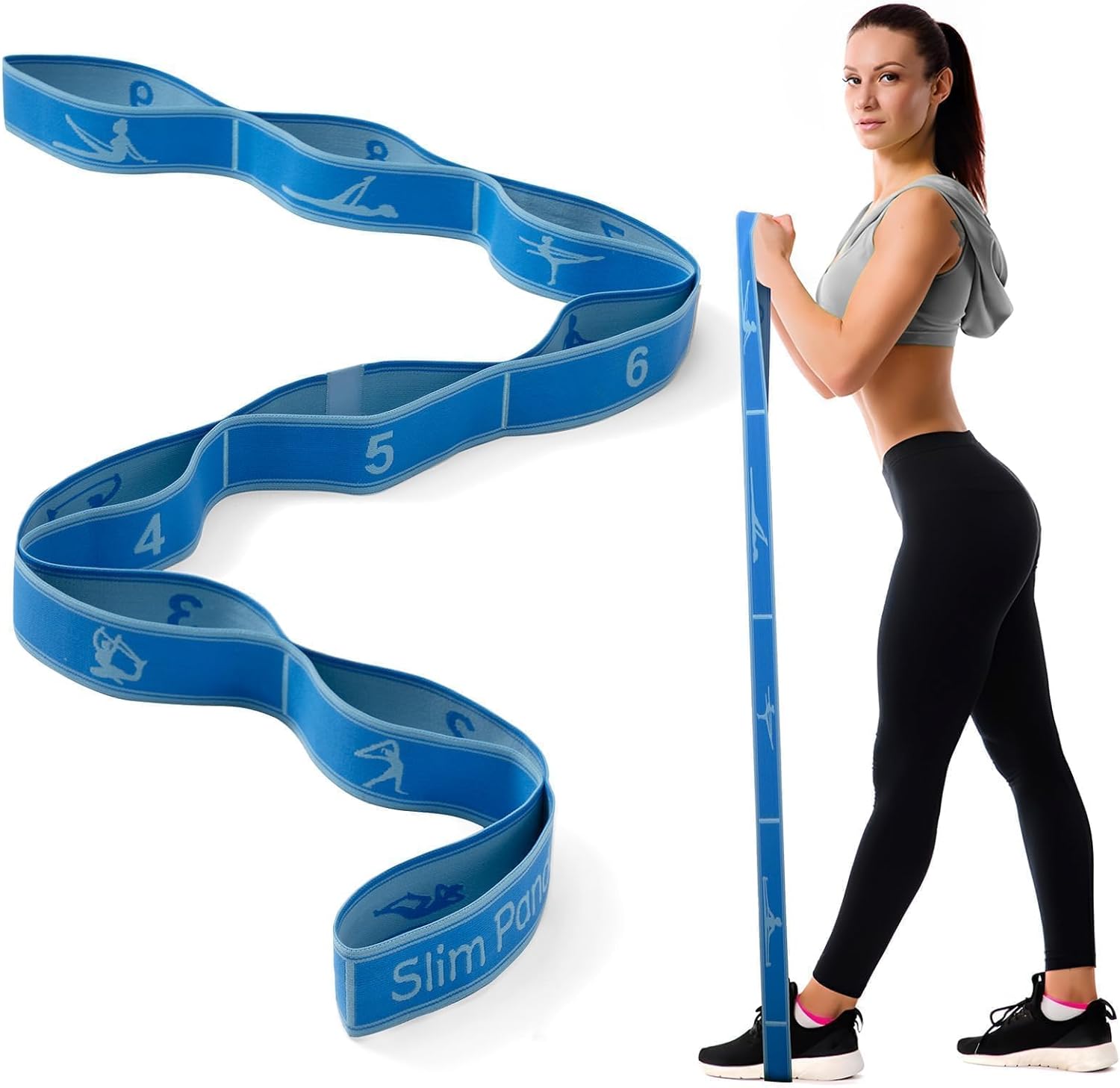 Flexibility Pro Stretch Strap - 9 Loop Yoga Band