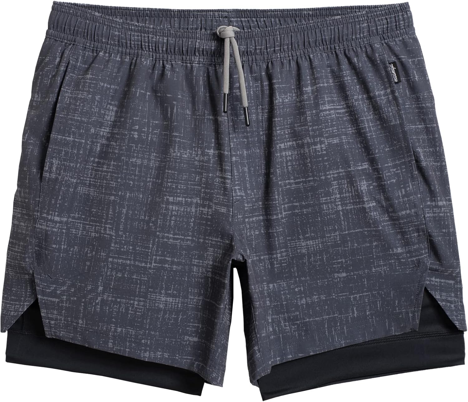 maamgic Mens Workout Shorts 2 in 1 Stretch 5in Gym Shorts