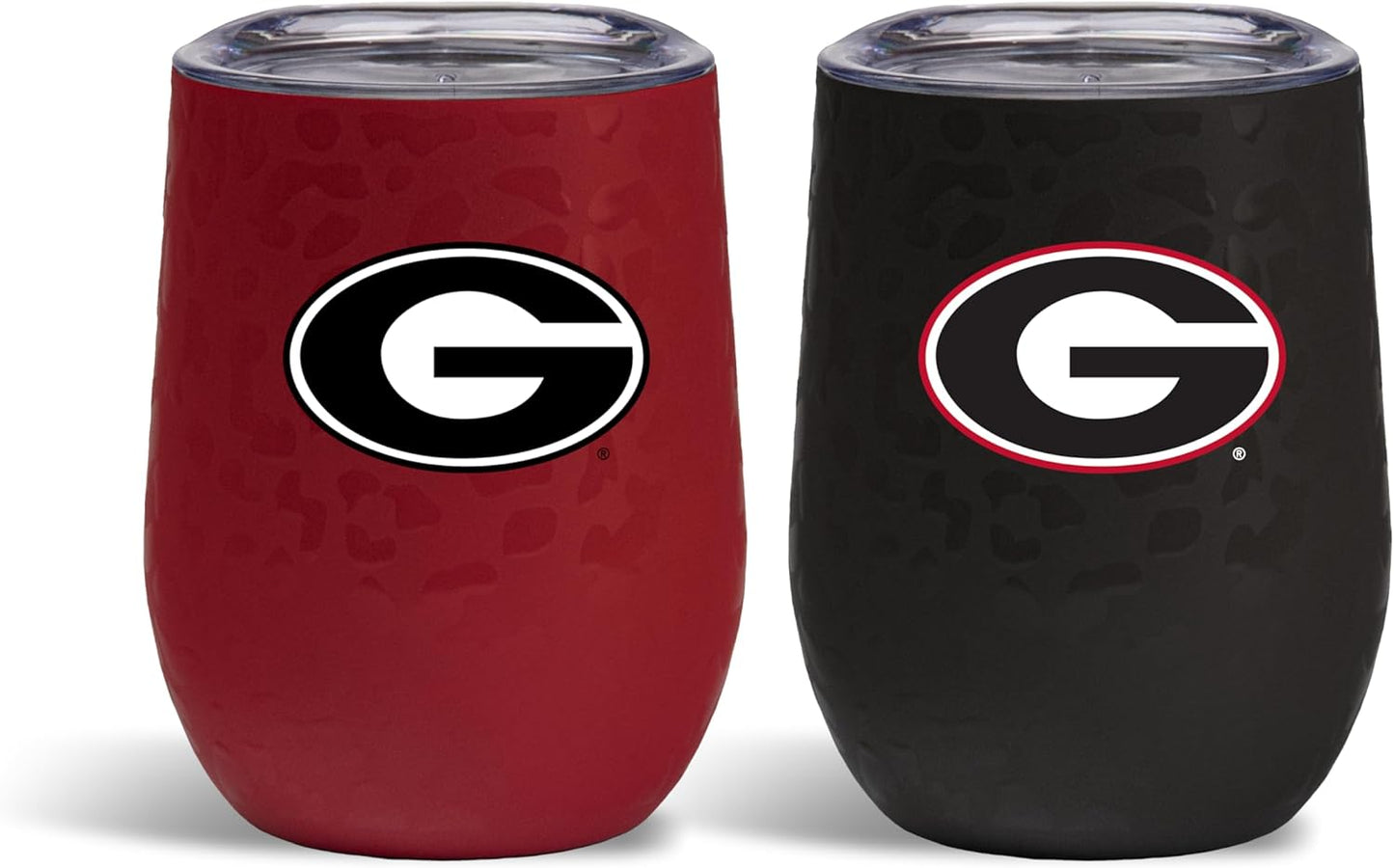 Licensed NCAA 2-Pack Home/Away Leopard SS Stemless Wine Tumblers