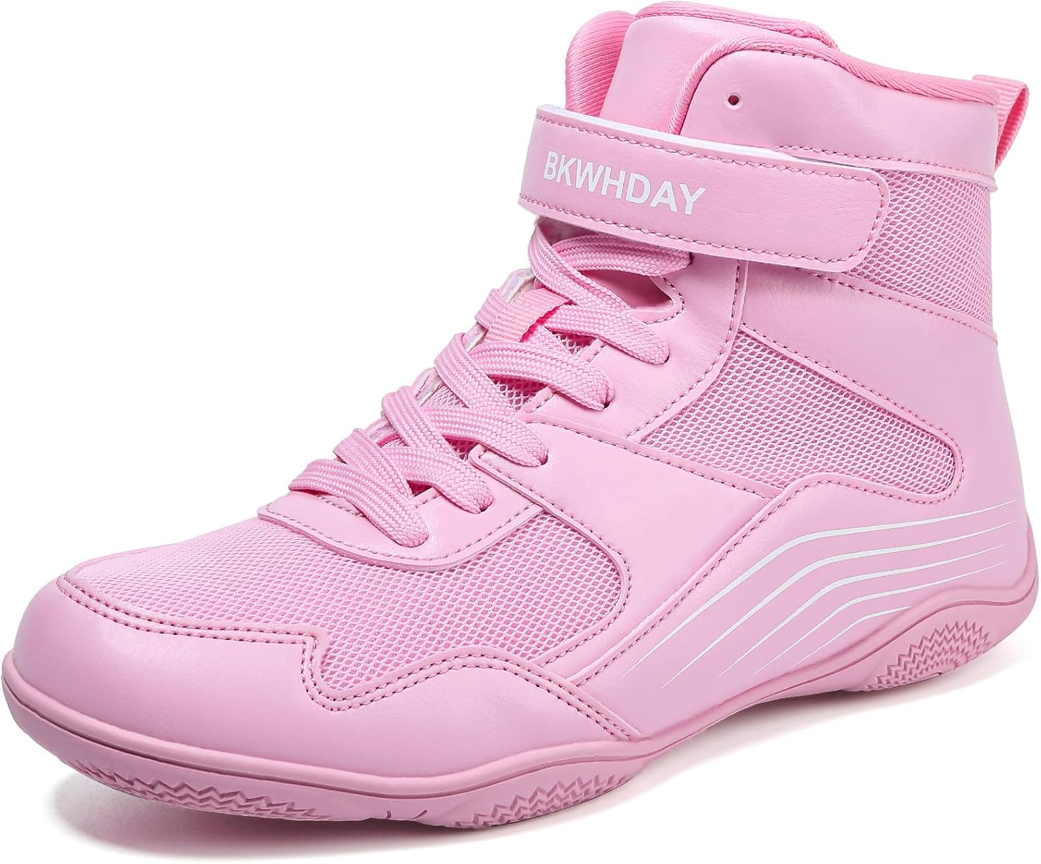 Kids Wrestling Shoes Lightweight Breathable Non Slip for Fitness