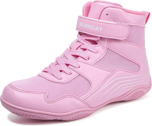 Kids Wrestling Shoes Lightweight Breathable Non Slip for Fitness