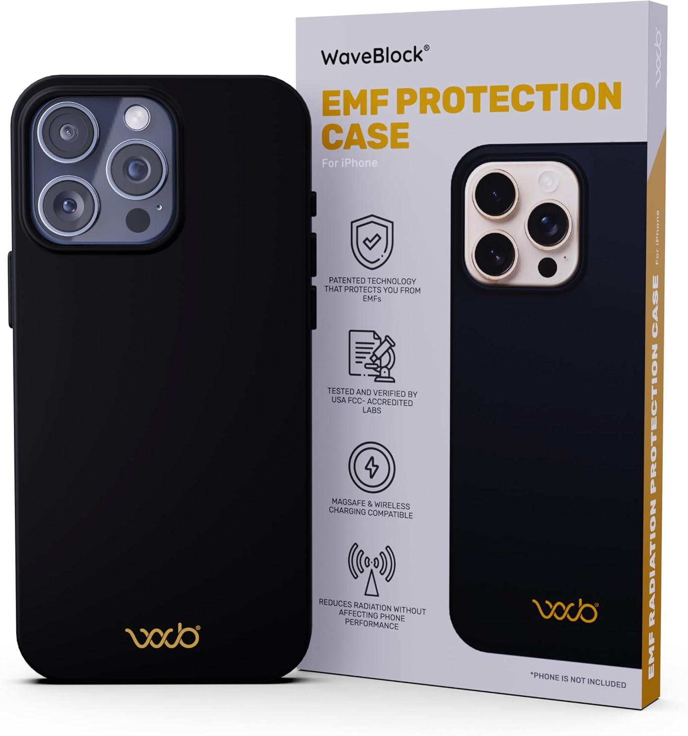 WAVEBLOCK EMF Protection iPhone Case for 5G Shield Reduction