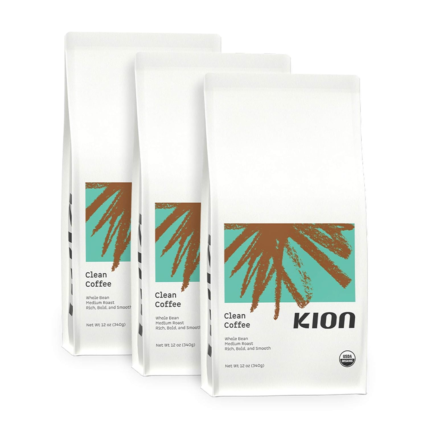 Kion Organic Ground Coffee - Rich, Bold, and Smooth Flavor