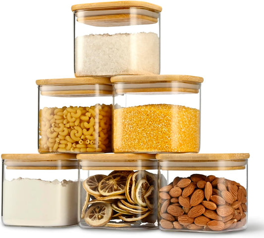 22oz Airtight Square Spice Containers by D2scrma - Set of 6