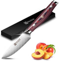 PAUDIN 3.5 in Paring Knife Damascus VG10 Steel - Precision Peeling