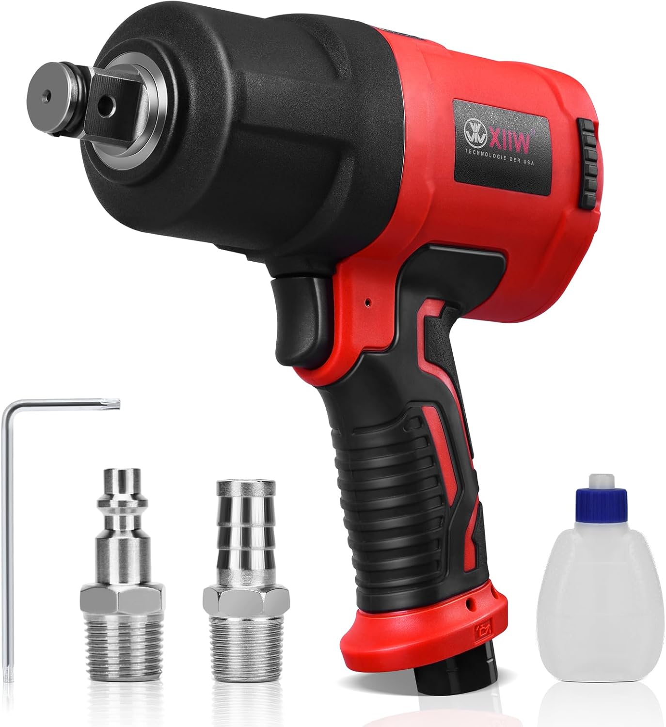 XIIW 3/4 Inch Air Impact Wrench with 1950 ft-lbs Torque Power