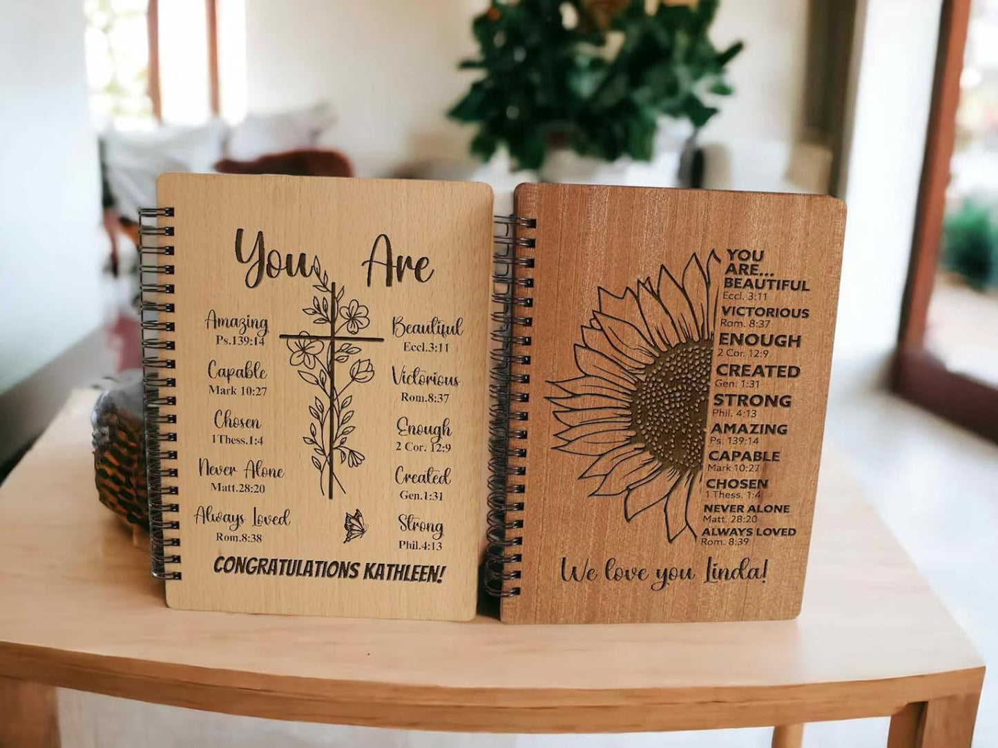 Custom Christian Notebook - Inspiring Faith Gift