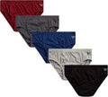 Reebok Men's Briefs 5 Pack Low Rise Briefs - Soft Stretch Comfort