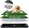 Dog Grass Pad with Tray Extra Large 45in x 34in - Realistic Indoor Dog