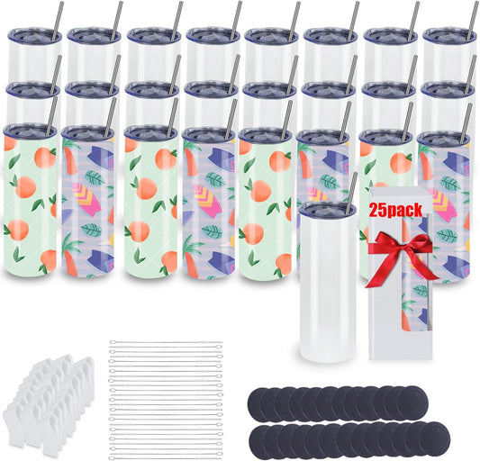 20oz Sublimation Tumblers Bulk - Perfect for Custom Designs