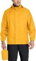 33,000ft Packable Rain Jacket Men's Lightweight Waterproof Shell bag