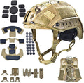 Airsoft Fast Helmet Set with Cover - Adjustable Tactical Protection