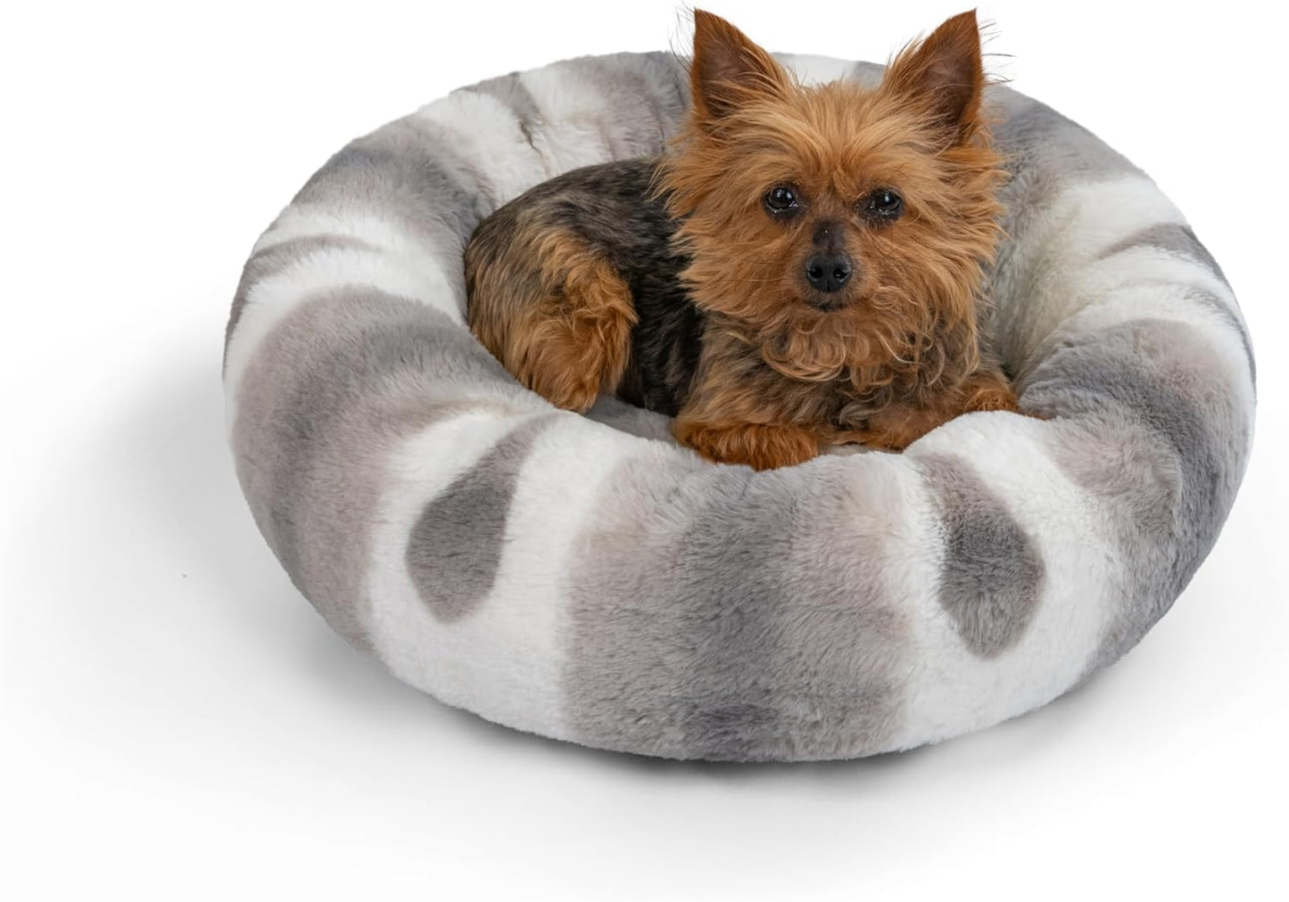 Best Friends by Sheri Calming Donut Dog Bed for Comfort