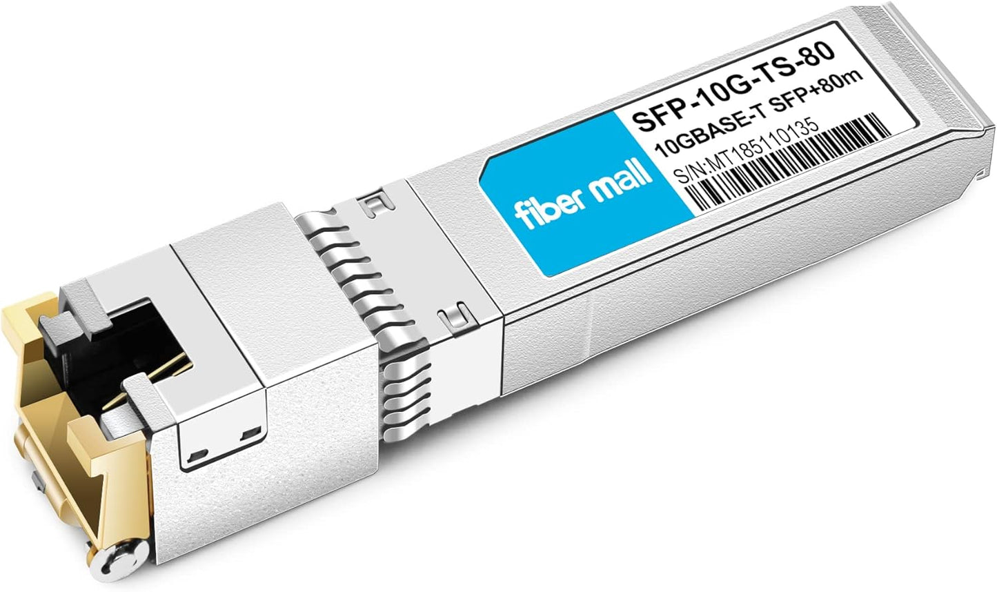 10G SFP+ RJ45 80m Transceiver for Fortinet FN-TRAN-SFP+GC