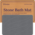 Stone Bath Mat 24 x 16 Grey - Quick Drying Diatomaceous Earth Mat