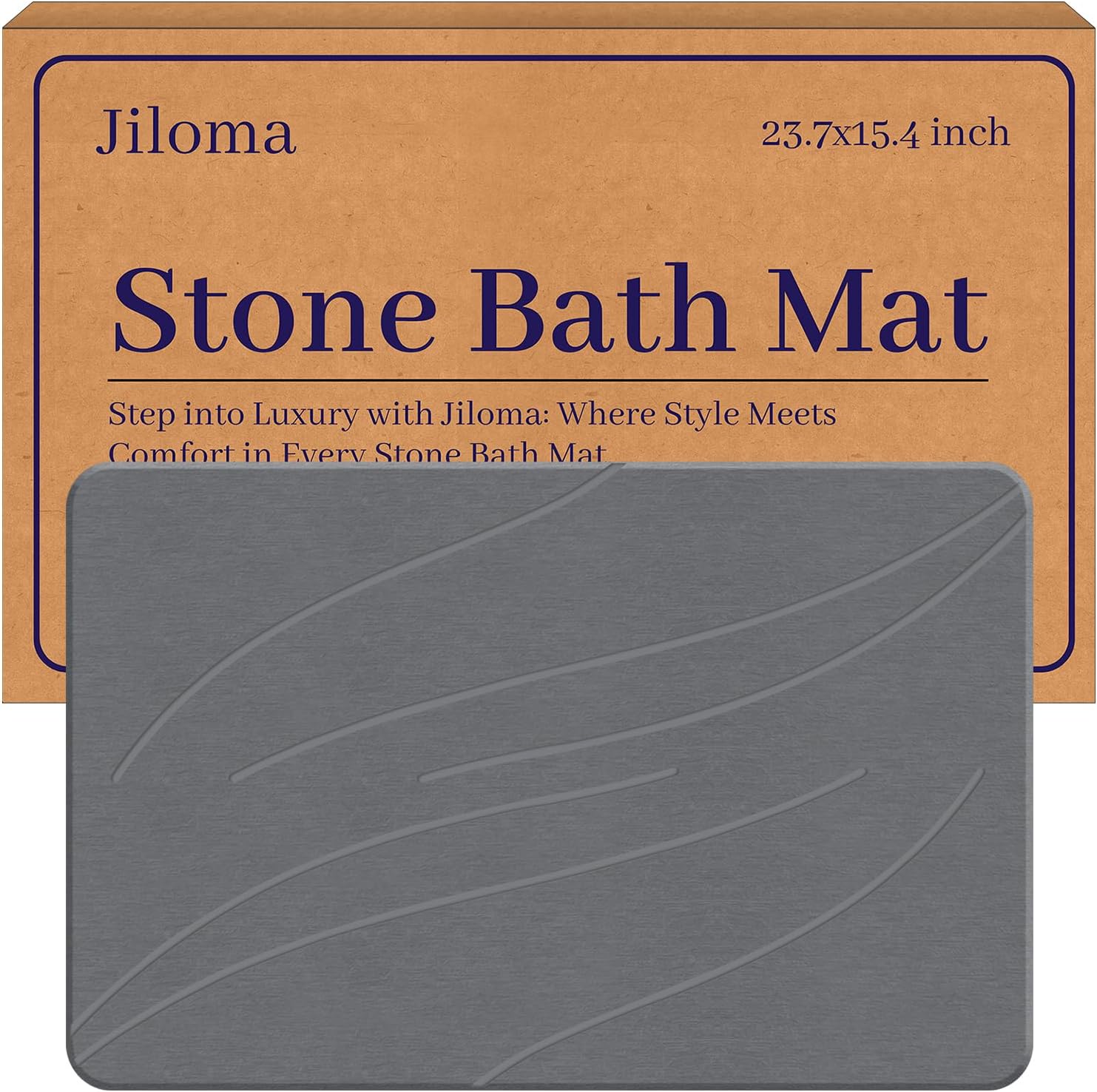 Diatomaceous Earth Bath Mat Non-Slip Quick Drying Stone Mat